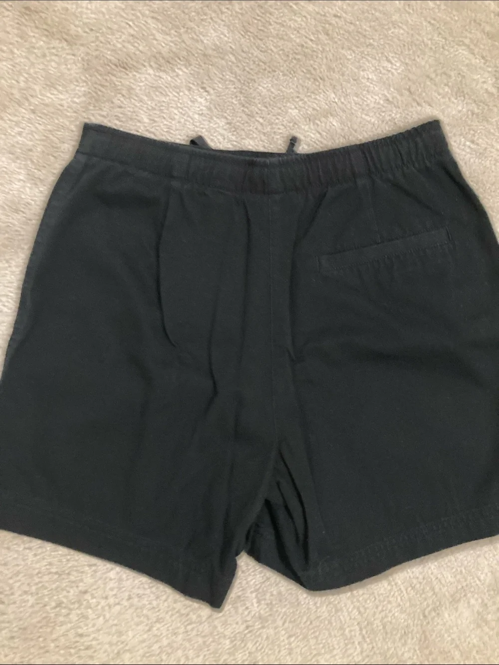 New York & Company Black Drawstring Utility Shorts